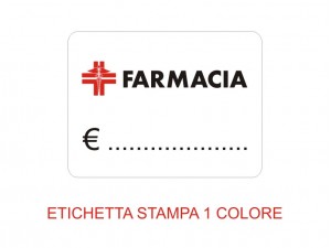 Etichette adesive per farmacie e parafarmacie (mm 40x30) (cod. 22P)